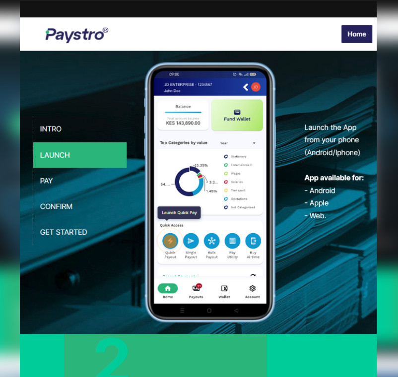 PAYSTRO - Quick Pay Demo